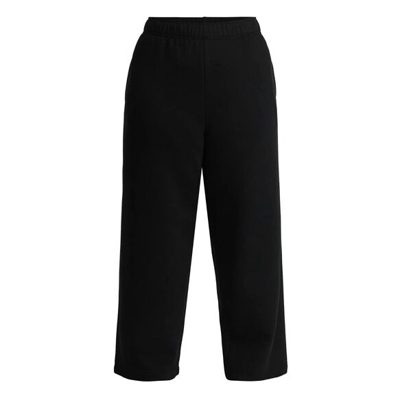 No Boundaries Women's Cargo Wide Leg Joggers Fleece Pockets Black Size 8-10 NWT - Picture 1 of 4